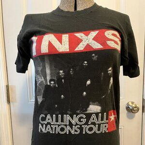 Vintage INXS Calling All Nations concert tour shirt (fits S)